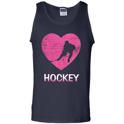 I Love Hockey T-shirt Navy