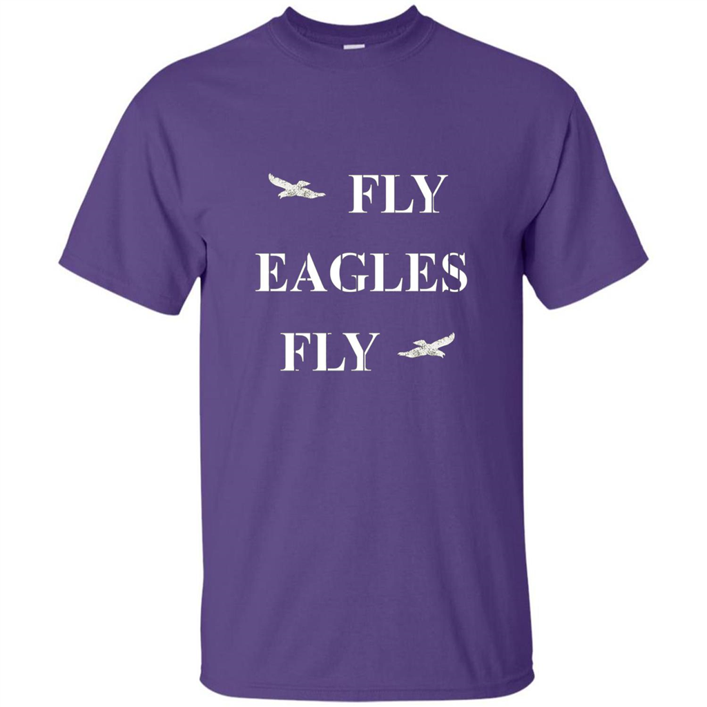 Flying Eagles Fly T-shirt Purple