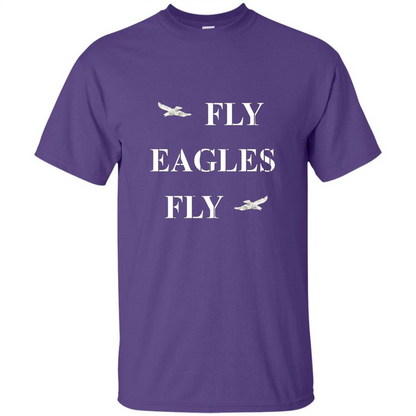 Flying Eagles Fly T-shirt Purple