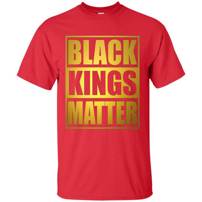 Black Kings Matter T-shirt Red