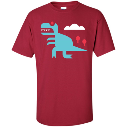 Dinosaur T-Shirt Tee Rex Cardinal