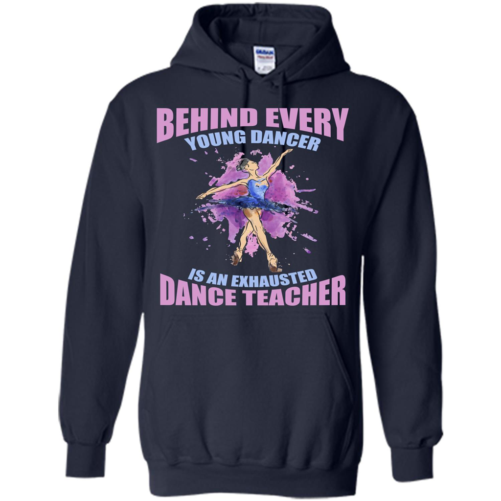 Dancer T-shirt Behind Every Young Dancer Navy