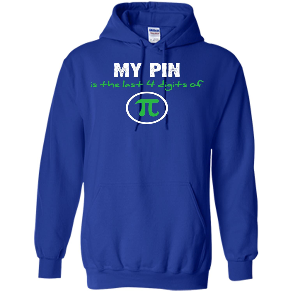 Funny Math T-shirt My Pin Is The Last 4 Digits Of Pi Royal