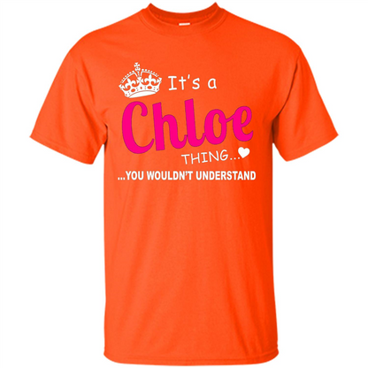 It's Chloe Thing T-shirt Orange