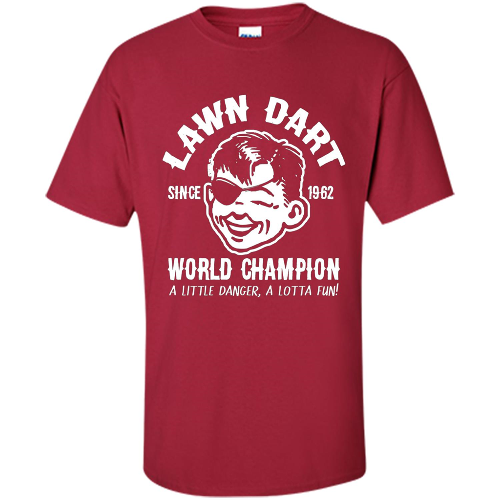 Lawn Dart Since 1962 World Champion Backyard Game T-shirt Cardinal