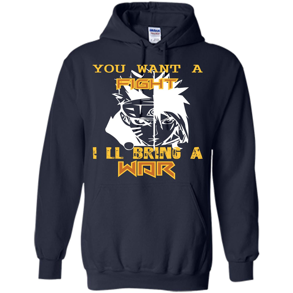 Movie T-shirt You Want A Fight I_Ñéll Bring A War Navy