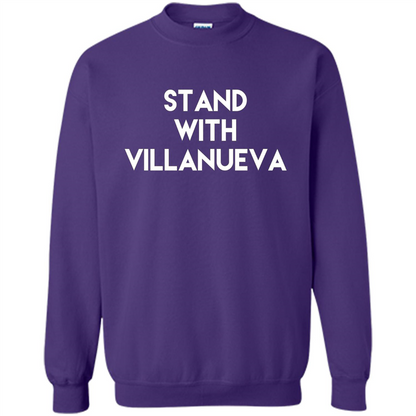 Football T-shirt Stand With Villanueva Orange