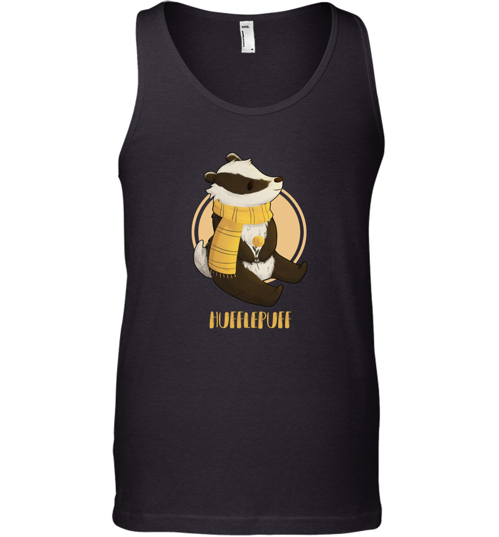Badgers Hufflepuff House HP Tank Top Tank Top Black