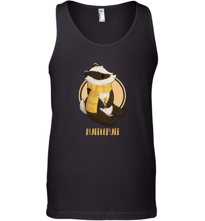 Badgers Hufflepuff House HP Tank Top Tank Top Black