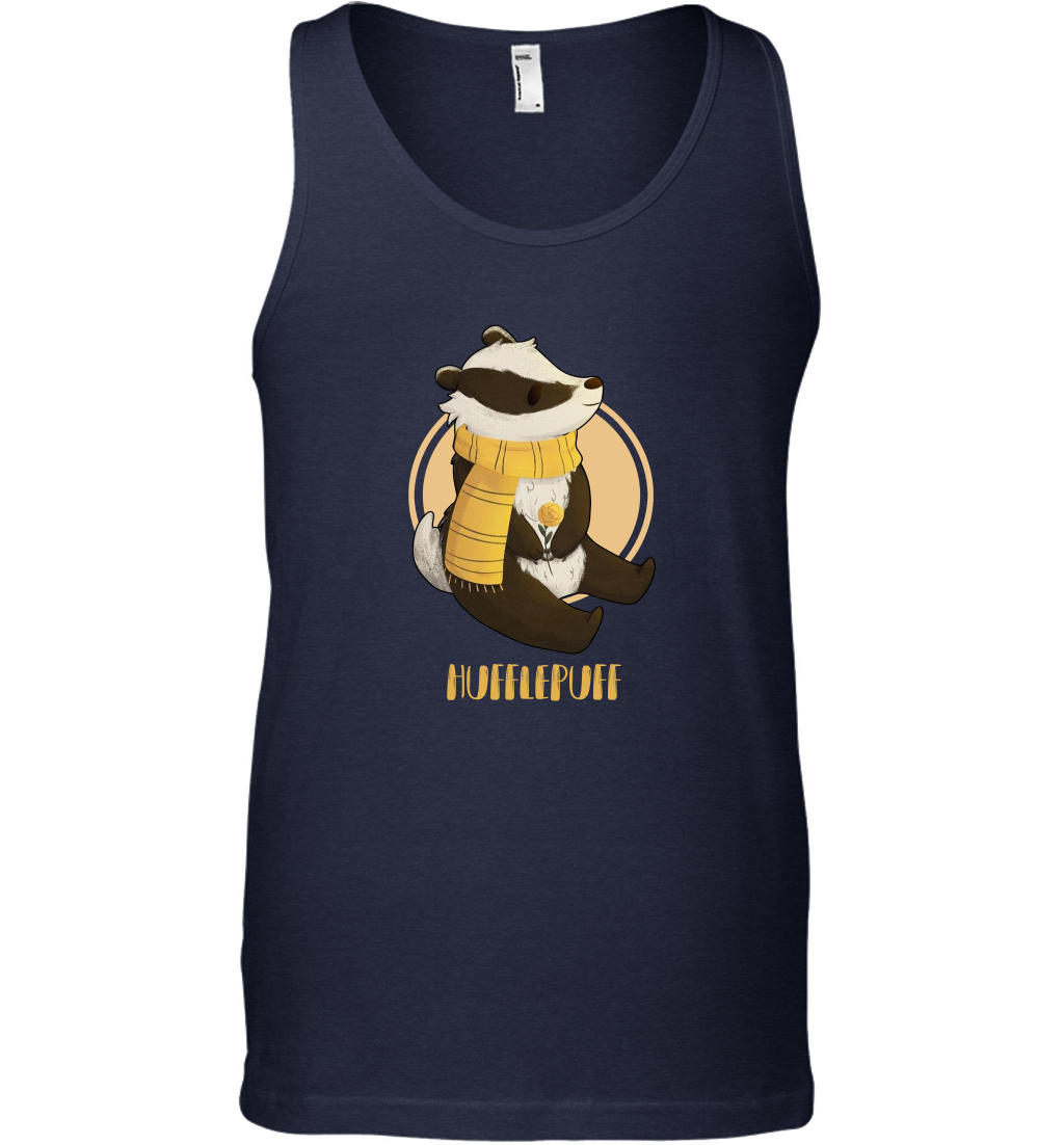 Badgers Hufflepuff House HP Tank Top Tank Top Navy
