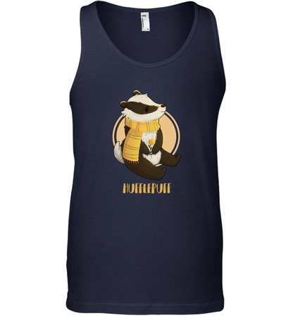 Badgers Hufflepuff House HP Tank Top Tank Top Navy