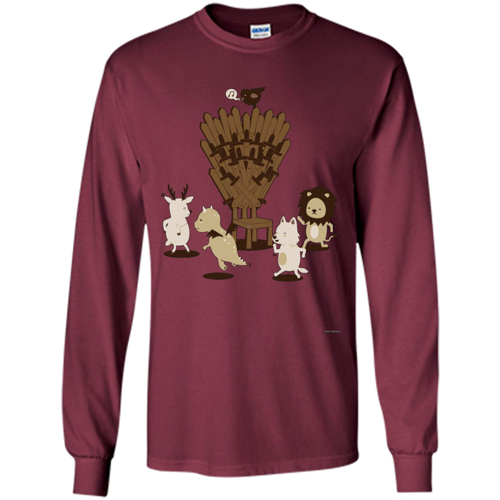 Game Of Musical Thrones Characters T-shirt Maroon