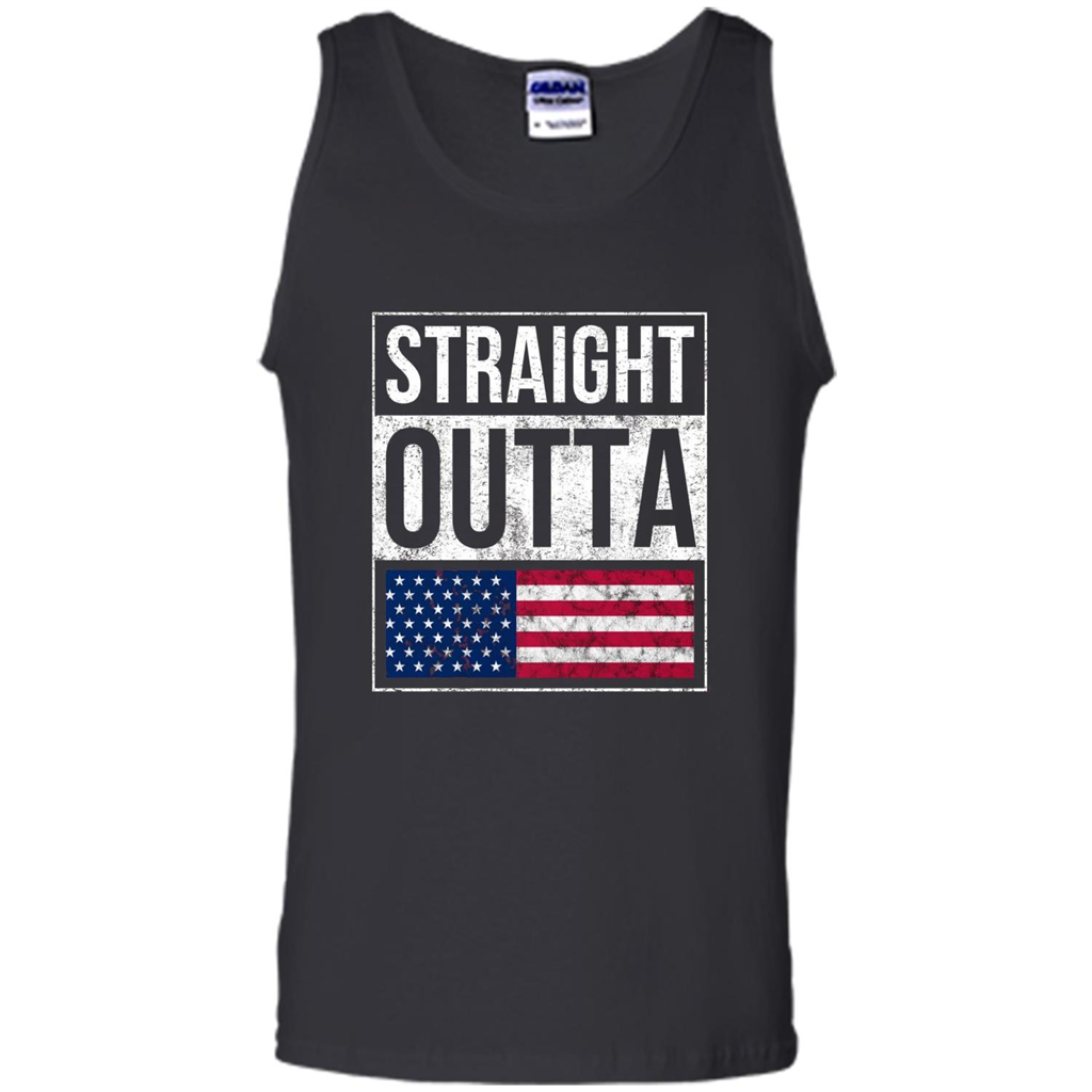 Independen Day T-shirt Straight Outta. 4th of July