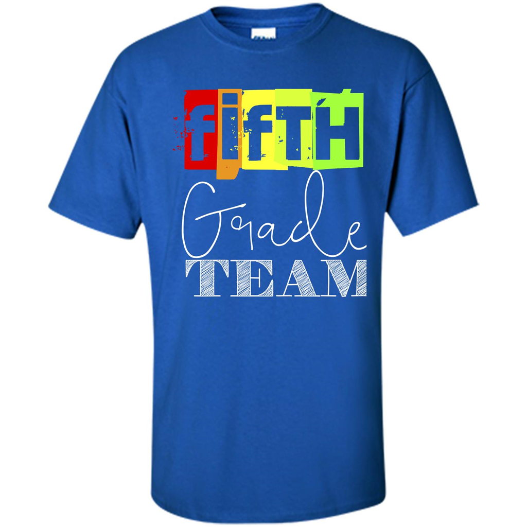 Fifth Grade Team T-shirt School Day T-shirt Royal