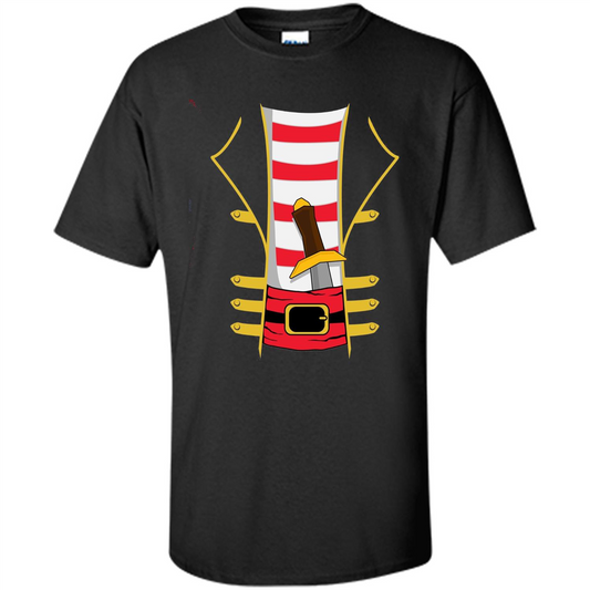 Pirate Sword T-shirt Halloween Costume - Dress Like A Pirate Black