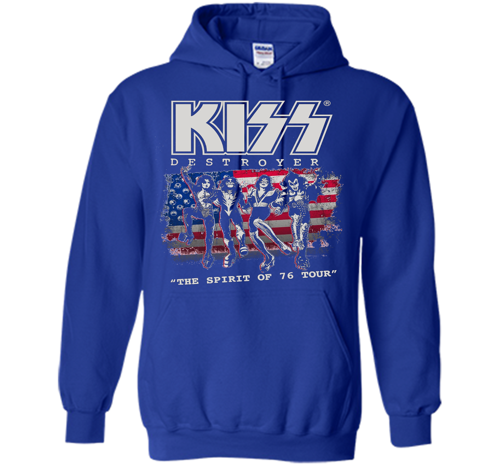 Kiss Destroyer The Spirit Of 76 T-shirt Royal