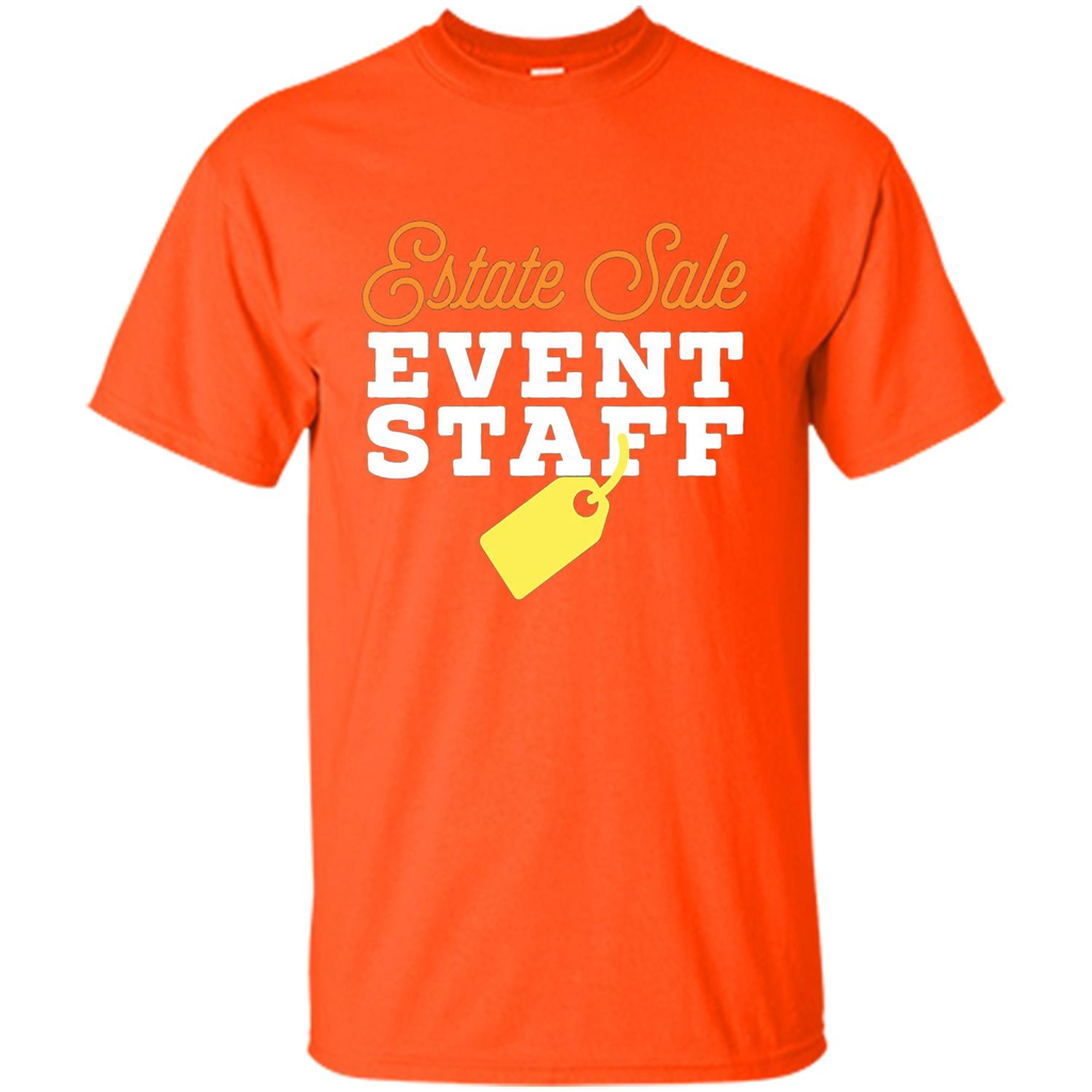 Estate Sale Event Staff T-shirt Orange