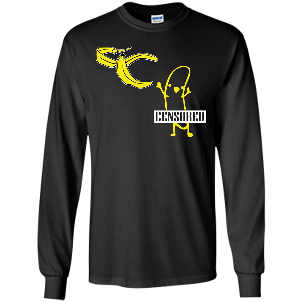 Banana T-shirt Censored T-shirt Black