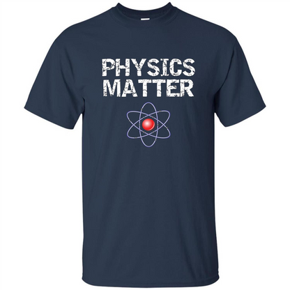 Physics T-shirt Physíc Matter T-shirt Navy