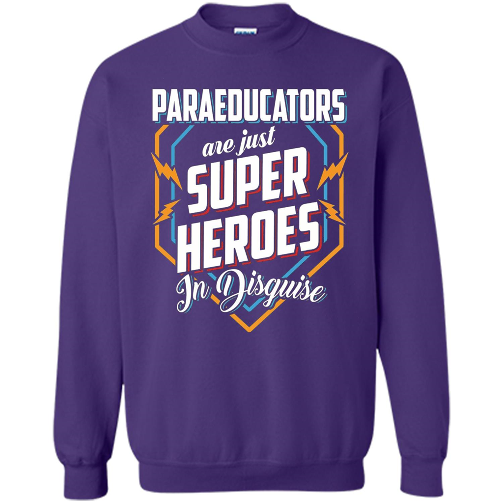 Paraeducators Are Super Heroes In Disguise T-shirt Orange