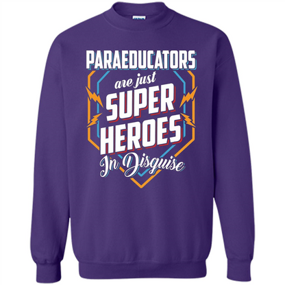 Paraeducators Are Super Heroes In Disguise T-shirt Orange