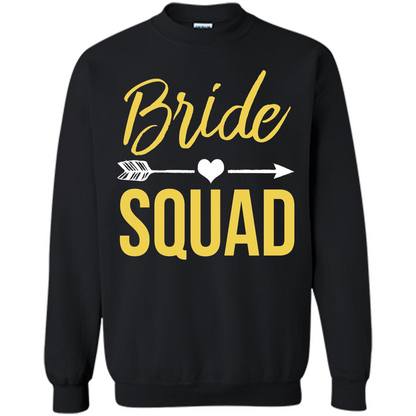 Bachelorette Party T-Shirts Bridesmaids Bride Squad T-Shirt Black