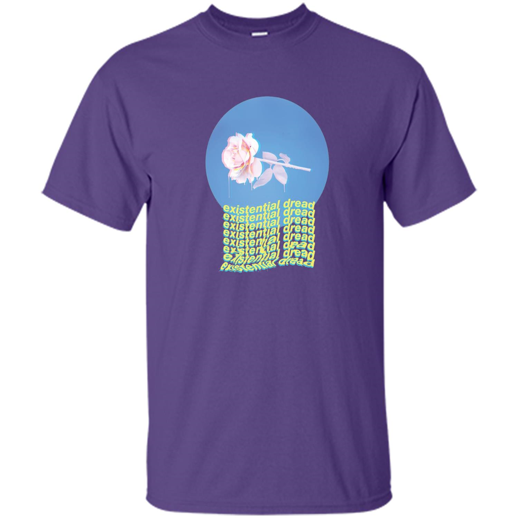 Existential Dread T-shirt Purple