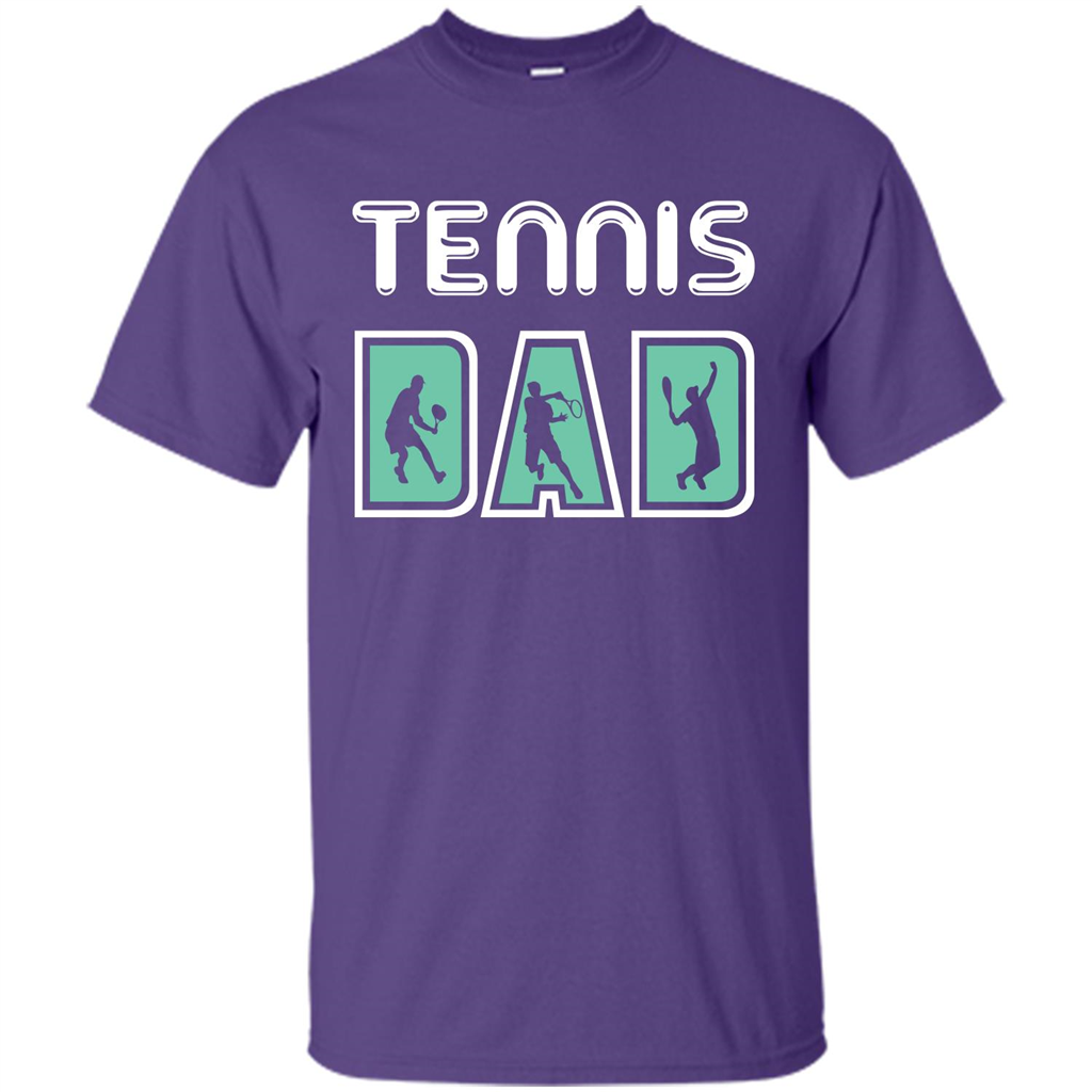 Tennis Lover T-shirt Tennis Dad Purple