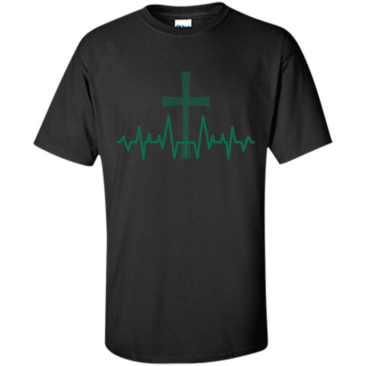 Christian ECG T-shirt Black