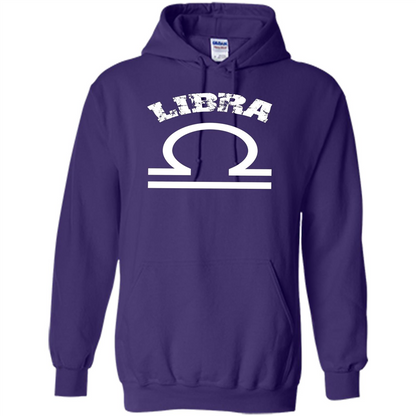 Libra T-shirt Libra Symbol Zodiac October Birthday T-shirt Purple