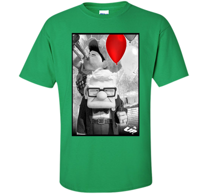 Disney Pixar UP Carl Russell T-shirt Irish Green