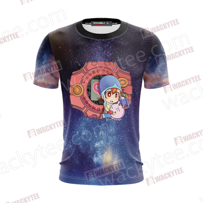 Digimon Hikari And Tailmon Unisex 3D T-shirt