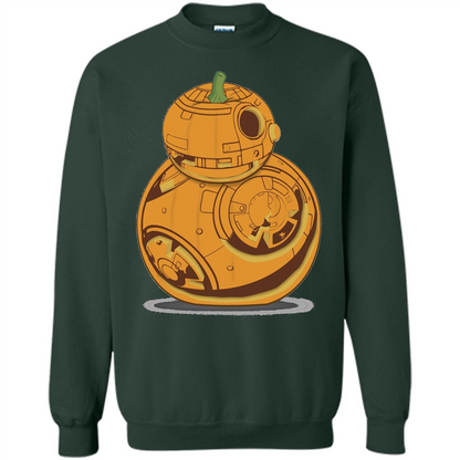 BB-8 Pumpkin Carving Halloween T-Shirt Forest Green