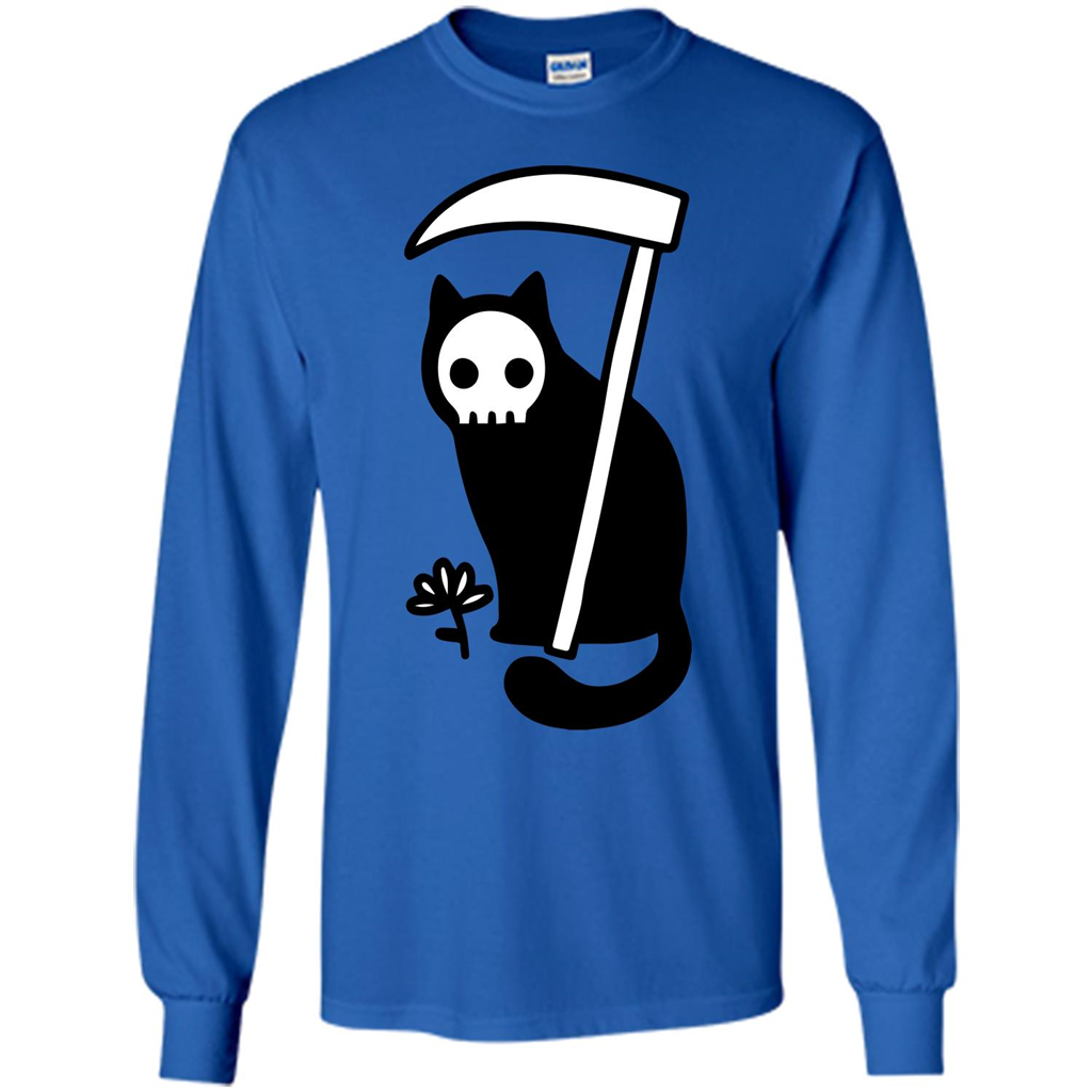 Cat Grimm Reaper T-shirt Royal