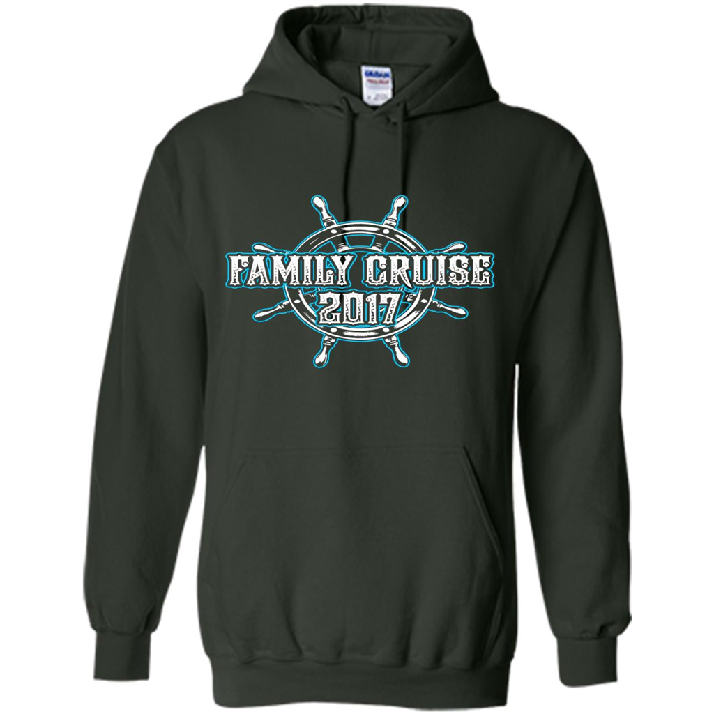 Family Cruise 2017 T-Shirt Family Vacation T-shirt Forest Green