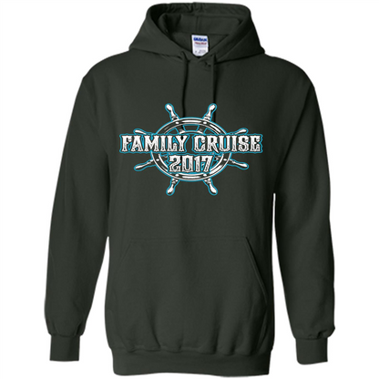 Family Cruise 2017 T-Shirt Family Vacation T-shirt Forest Green