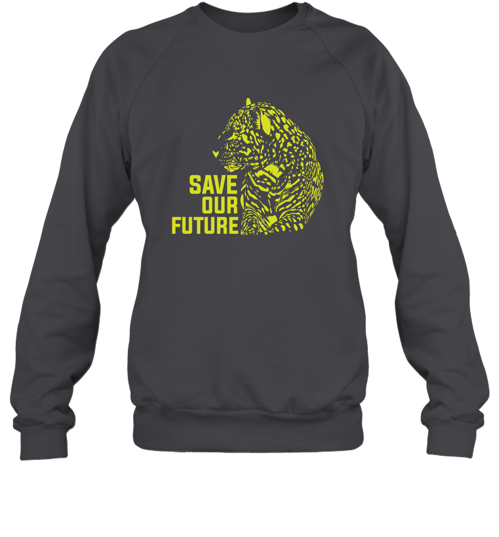 Save Our Future Wild Animals Shirt Sweatshirt Sweatshirt Dark Heather