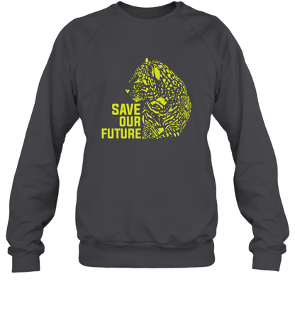 Save Our Future Wild Animals Shirt Sweatshirt Sweatshirt Dark Heather