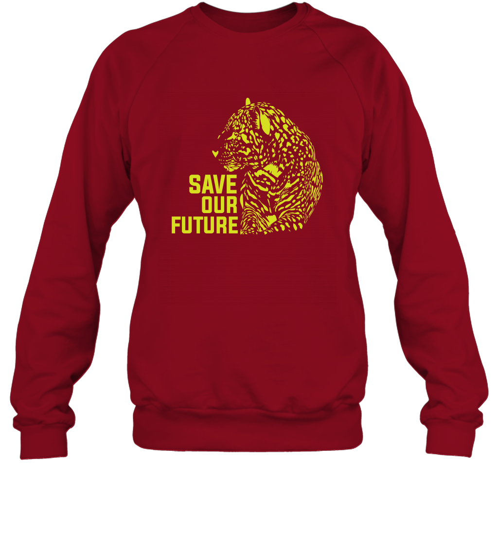 Save Our Future Wild Animals Shirt Sweatshirt Sweatshirt Cardinal Red