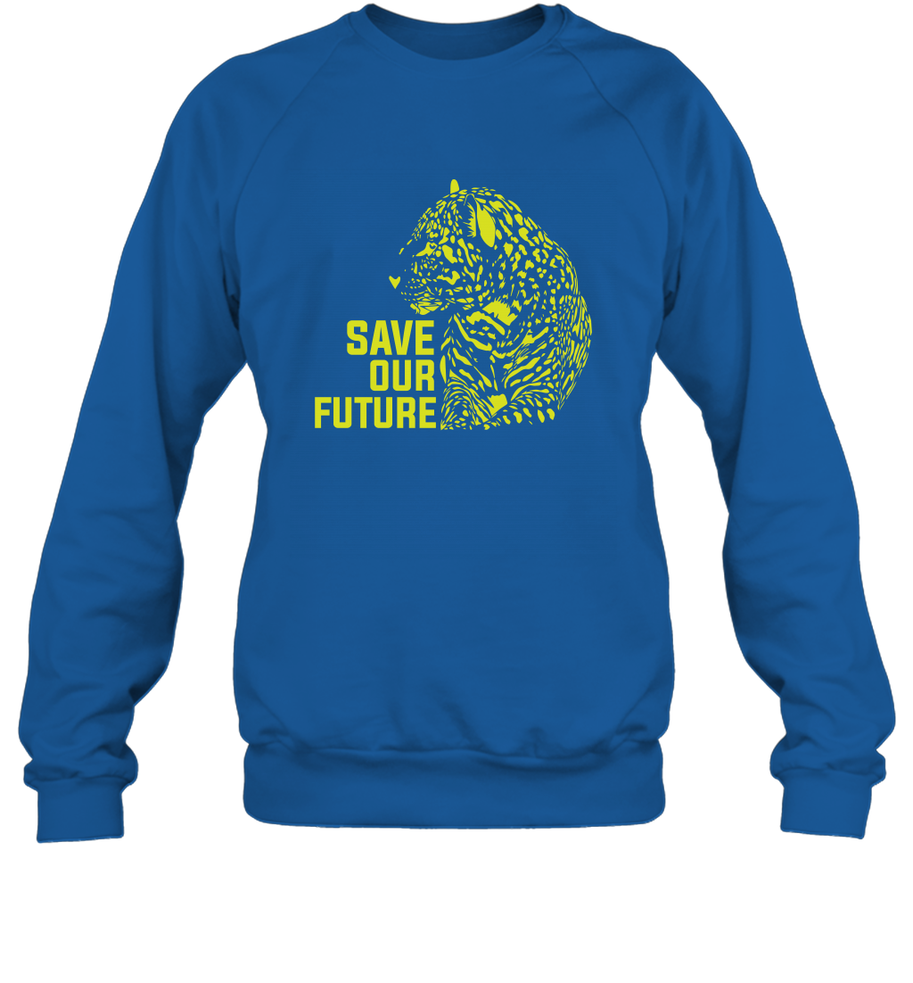 Save Our Future Wild Animals Shirt Sweatshirt Sweatshirt Royal