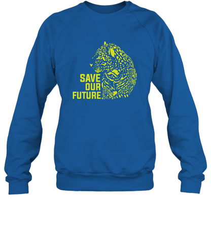 Save Our Future Wild Animals Shirt Sweatshirt Sweatshirt Royal