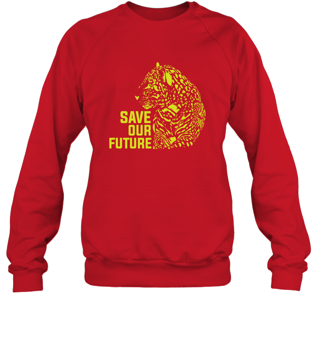 Save Our Future Wild Animals Shirt Sweatshirt Sweatshirt Red
