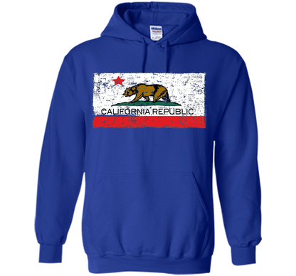 Vintage California Republic T-shirt Cali Life I Love CA cool shirt Royal