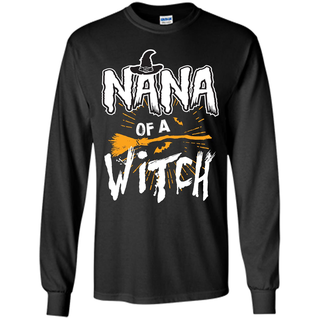 Halloween T-shirt Nana Of A Witch Black