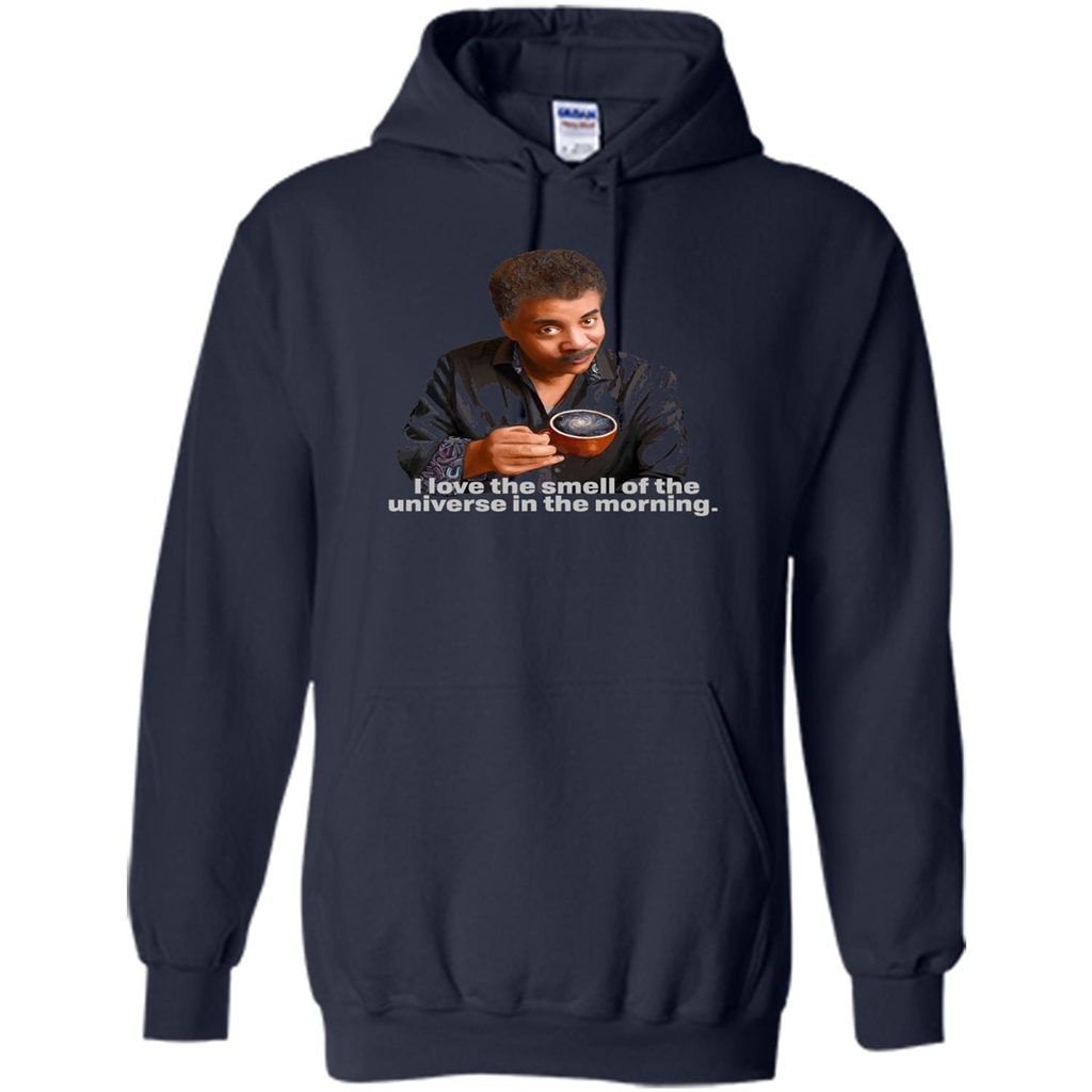 Neil Degrasse Tyson I Love The Smell Of The Universe T-Shirt Navy