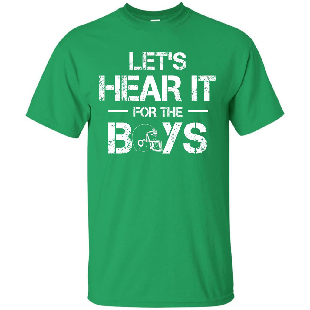 Football T-shirt Let's Hear It For The Boys Irish Green