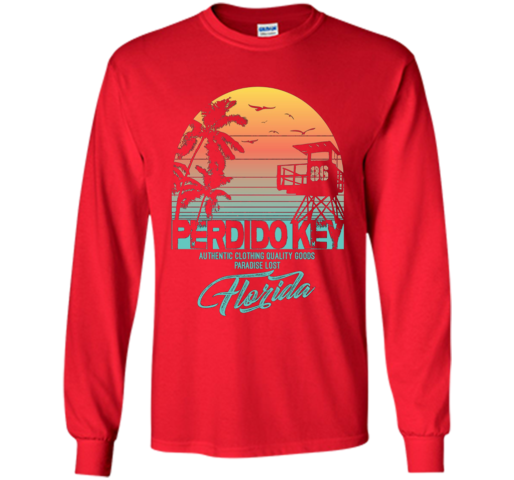 Perdido Key Florida Beach T-shirt Red