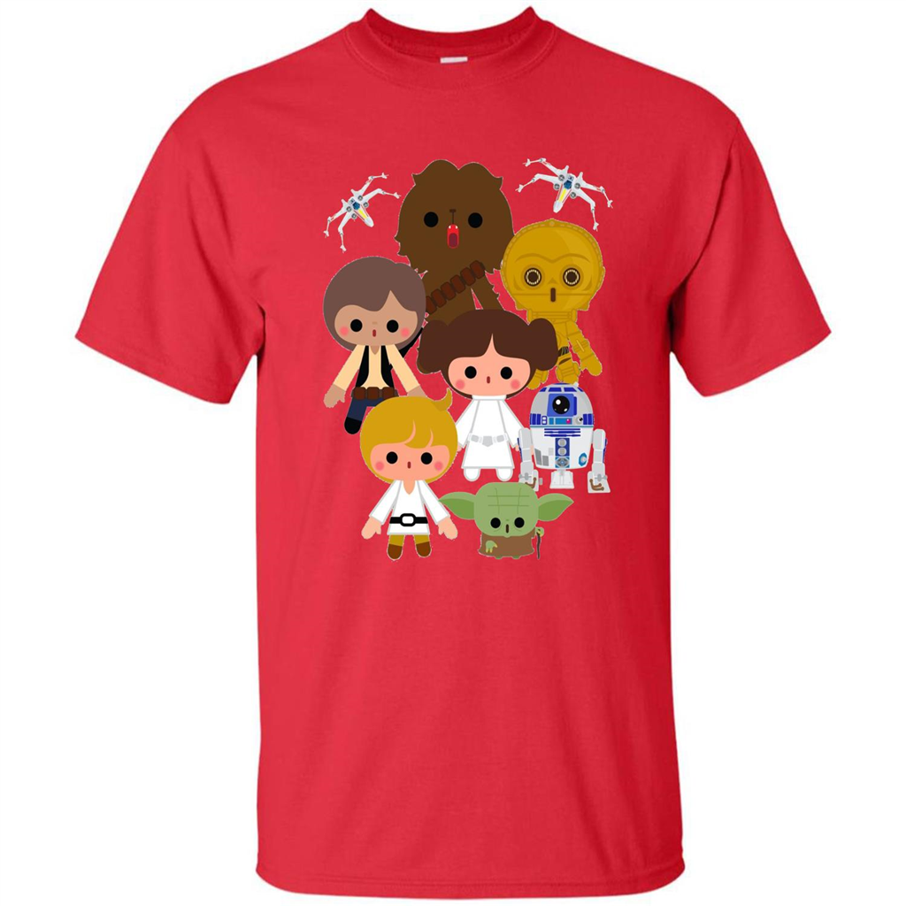 Movies T-shirt Cute Kawaii Style Heroes Premium Graphic T-Shirt Red