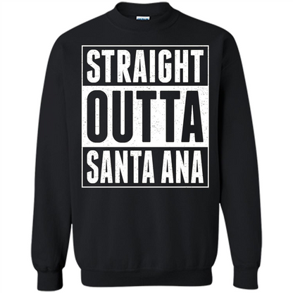 Straight Outta Santa Ana T-shirt Black