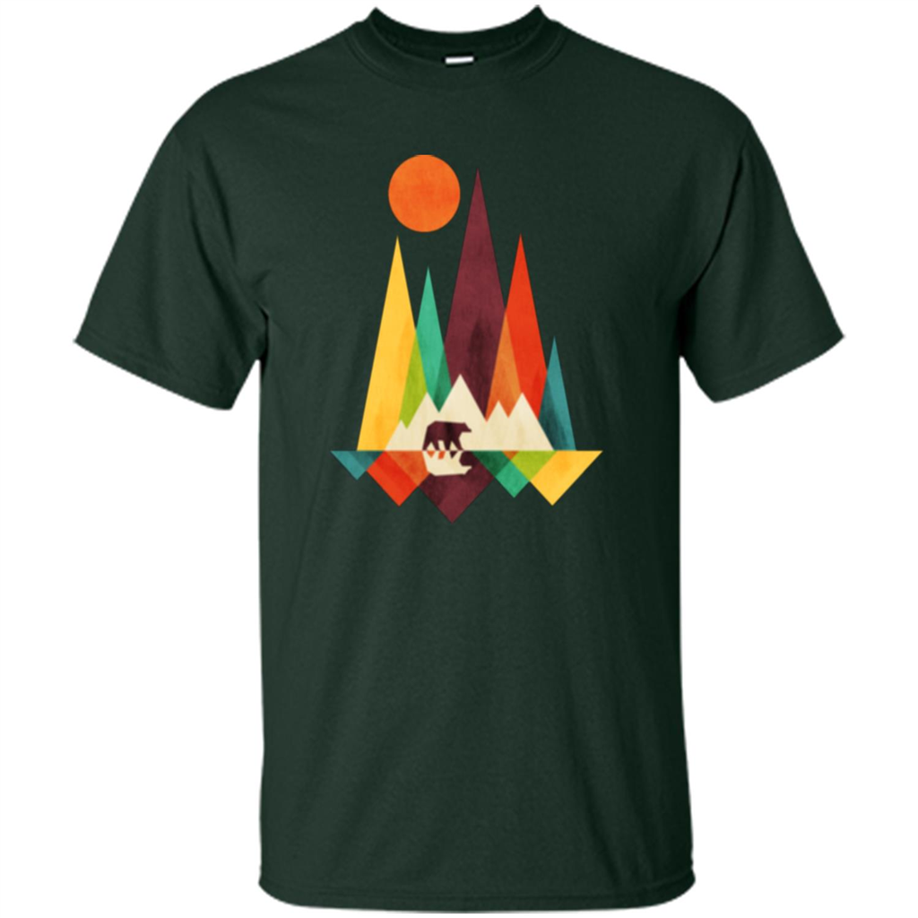 Mountain Bear T-shirt Forest Green